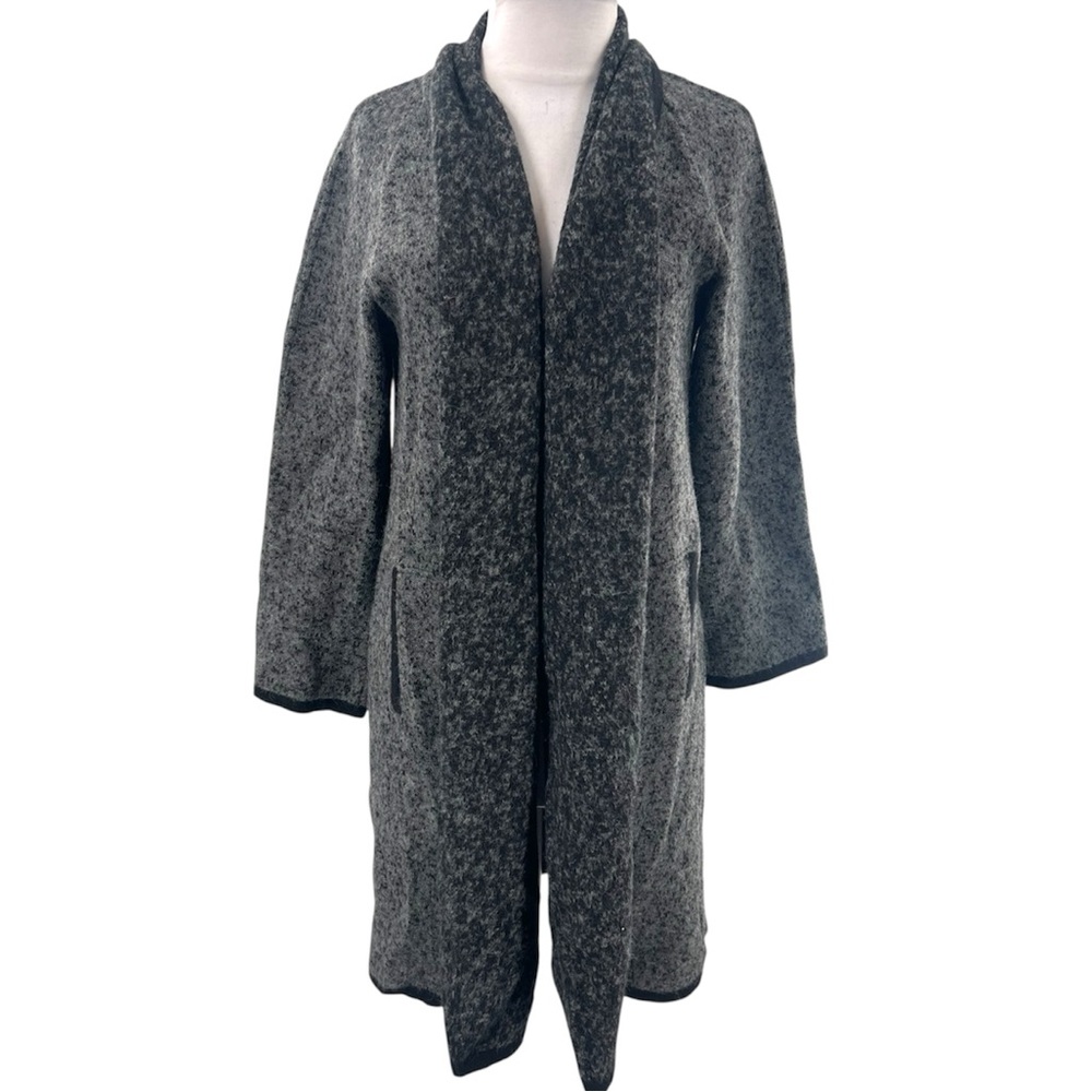 Alpaca 111 100% alpaca long cardigan gray sz S